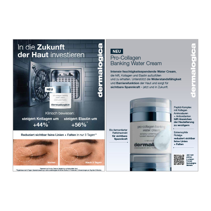 Pro Collagen Banking Water Cream - Displaysheet A5