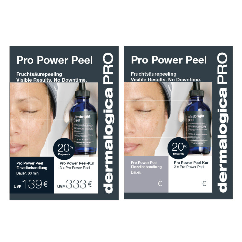 Feuille de présentation A4 - Offre Pro Power Peel